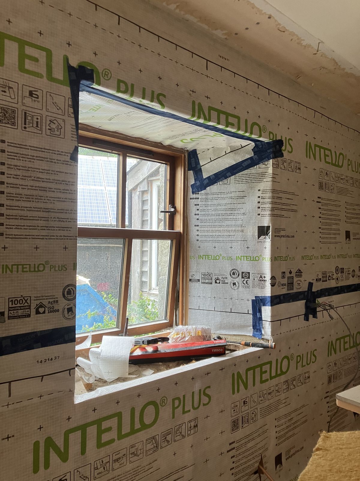 Insulating and Lining an Old Cottage — gallery photo