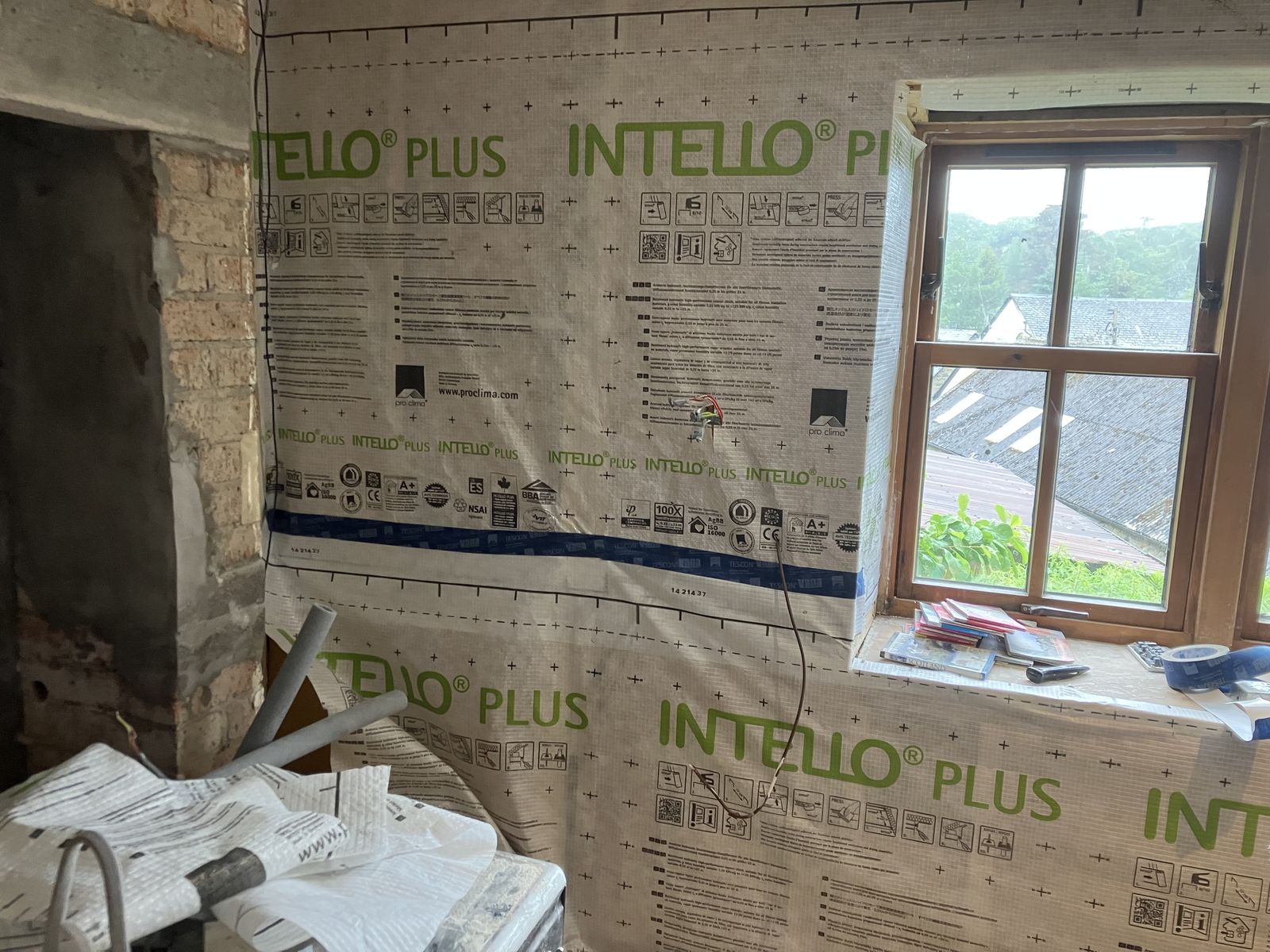 Insulating and Lining an Old Cottage — gallery photo