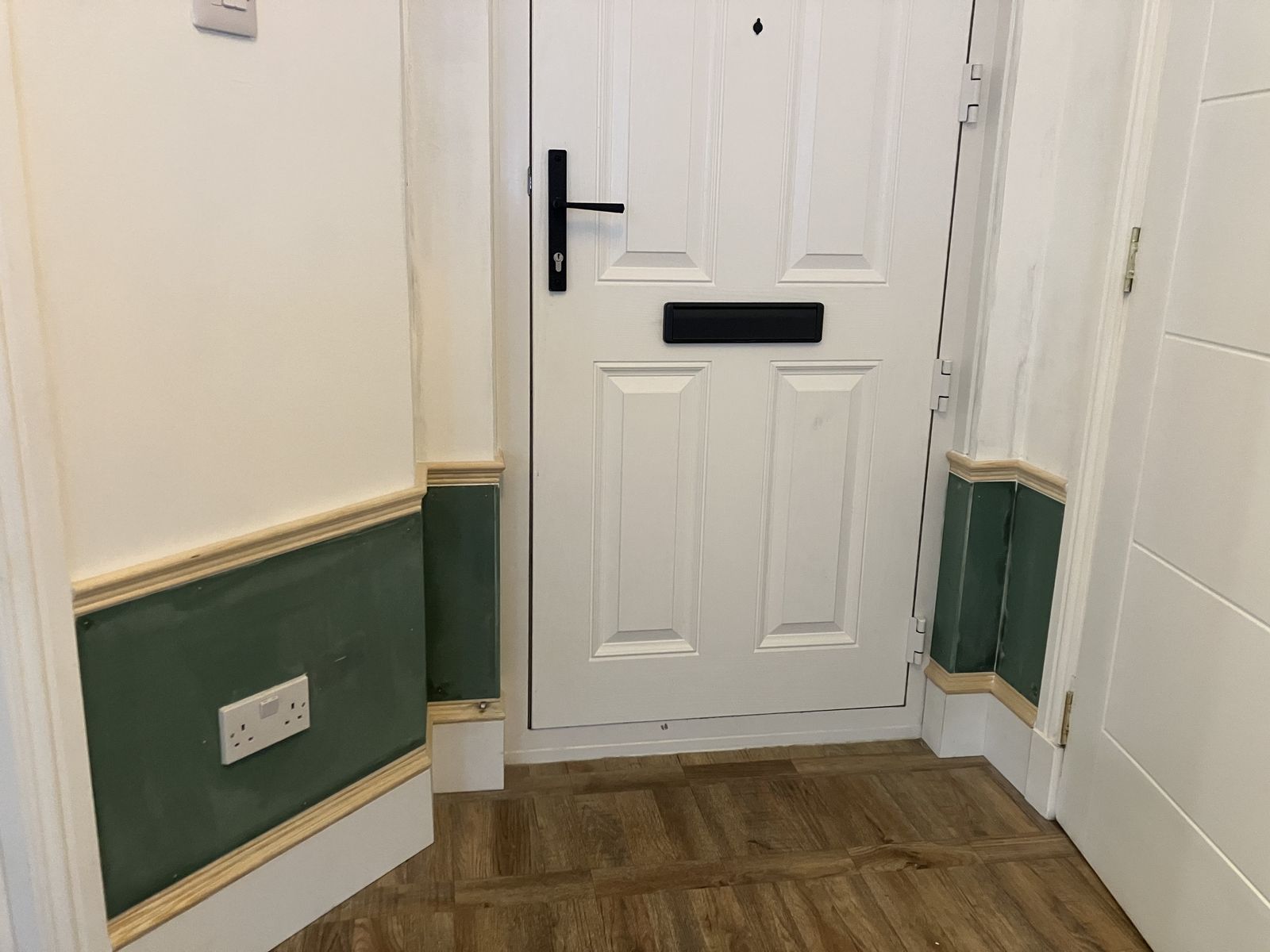 Hall Panelling and a Parquet-Pattern Floor — Lanarkshire