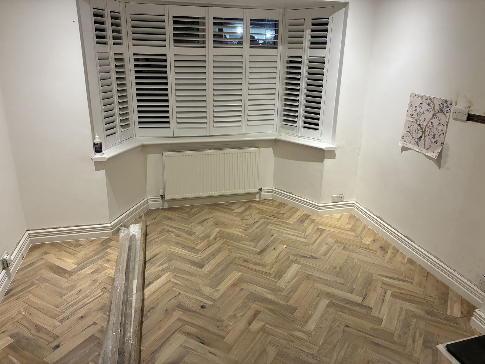 Herringbone Floor in a Bay-Window Room — Lanarkshire