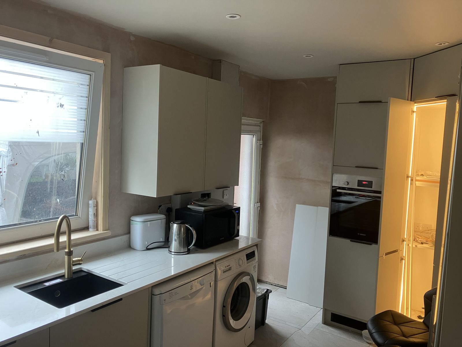 Kitchen with a Lowered Ceiling — gallery photo