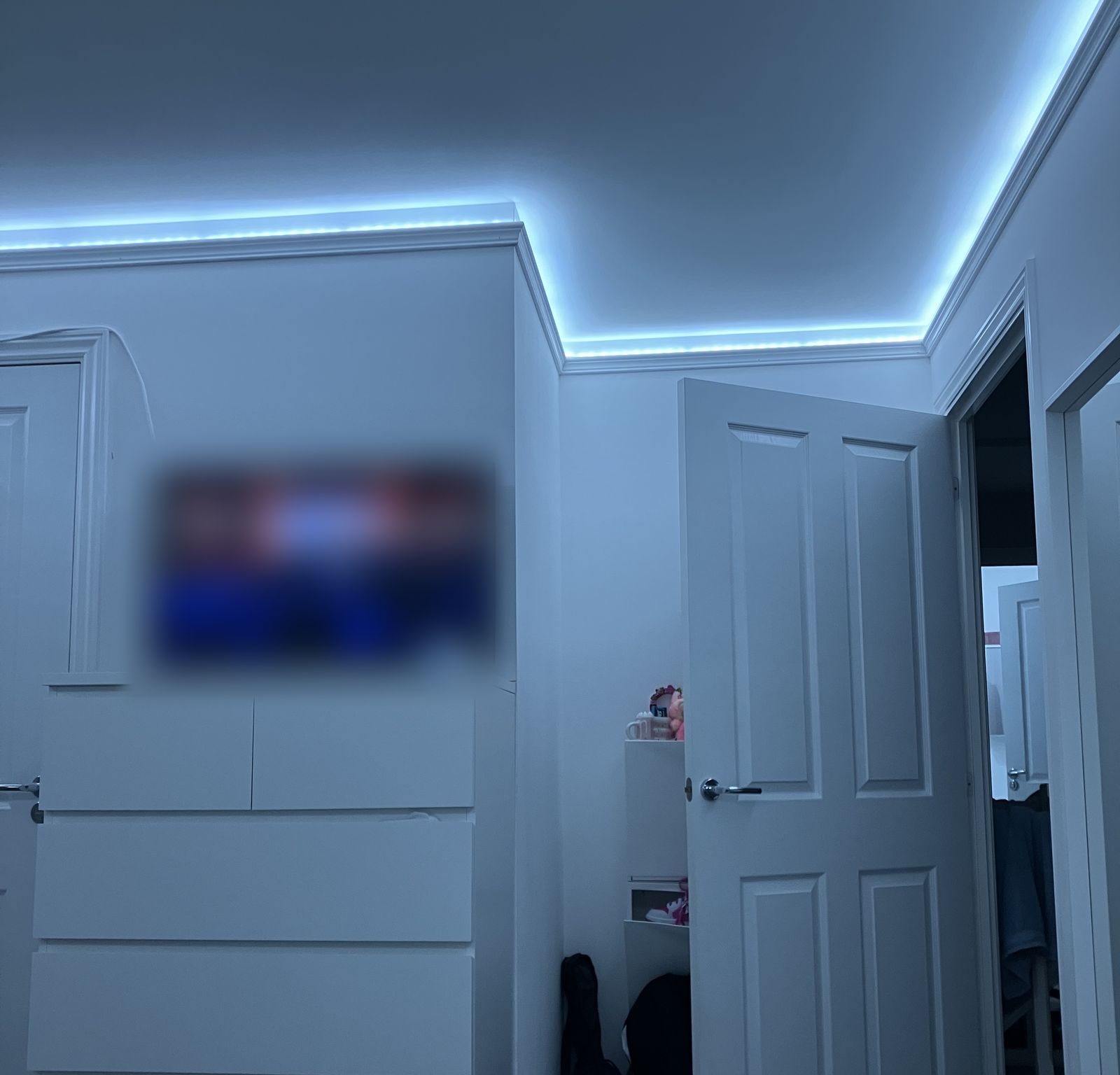LED Coving in a Bedroom — gallery photo