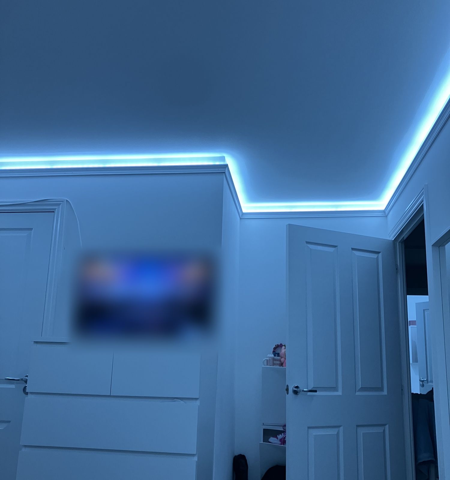 LED Coving in a Bedroom — gallery photo