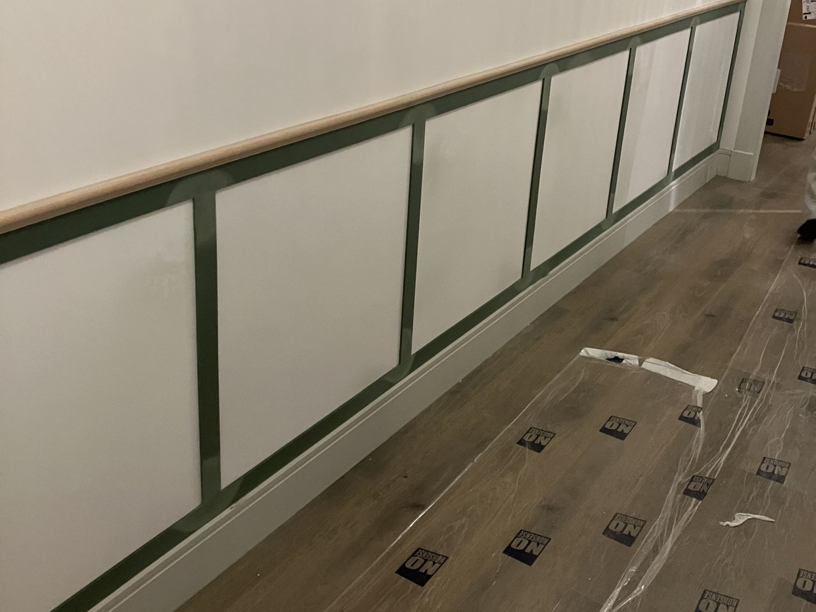 Hall, Stairs and Bedroom Panelling in a New-Build — finished work in Lanarkshire
