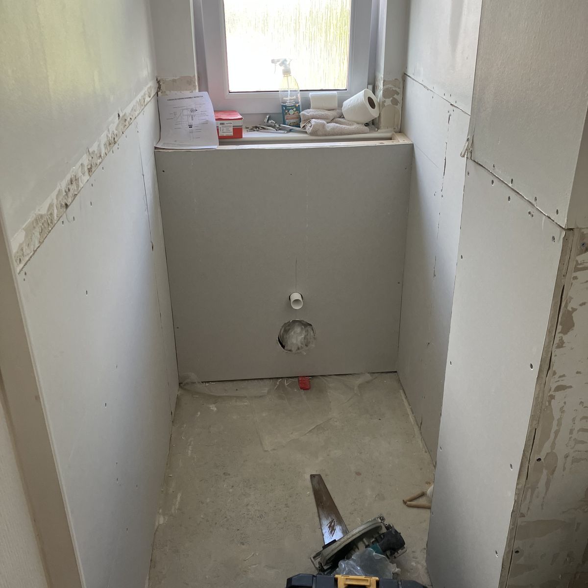 Before: Panelled Hall, Stairs, Landing and Cloakroom in Lanarkshire