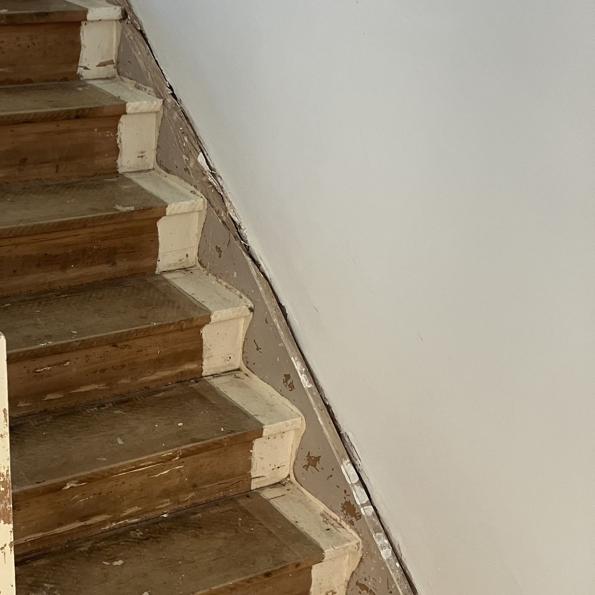 Before: Repair of a Damaged Stair Edge in Lanarkshire