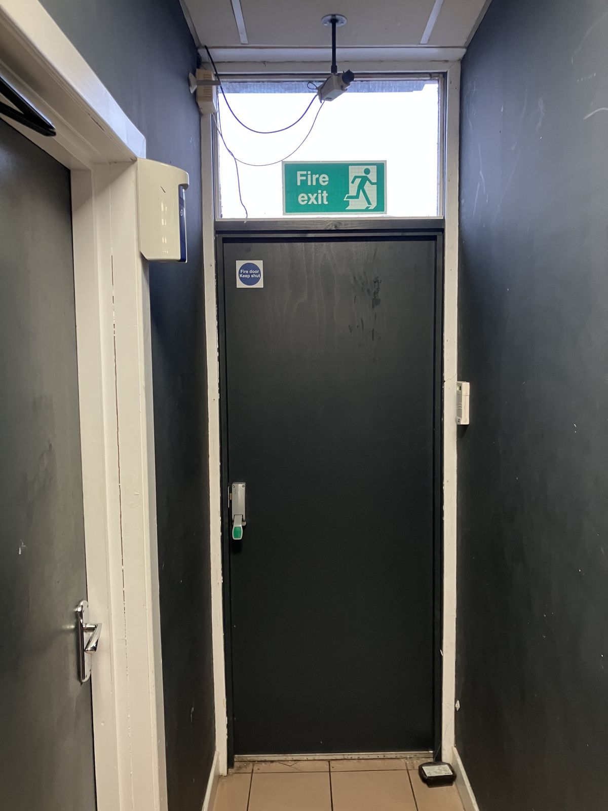 Rear Fire Exit Door for a Shop — gallery photo