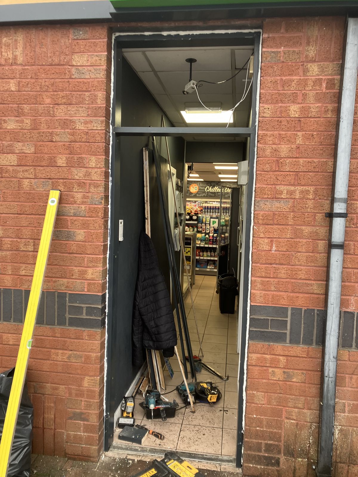Rear Fire Exit Door for a Shop — gallery photo