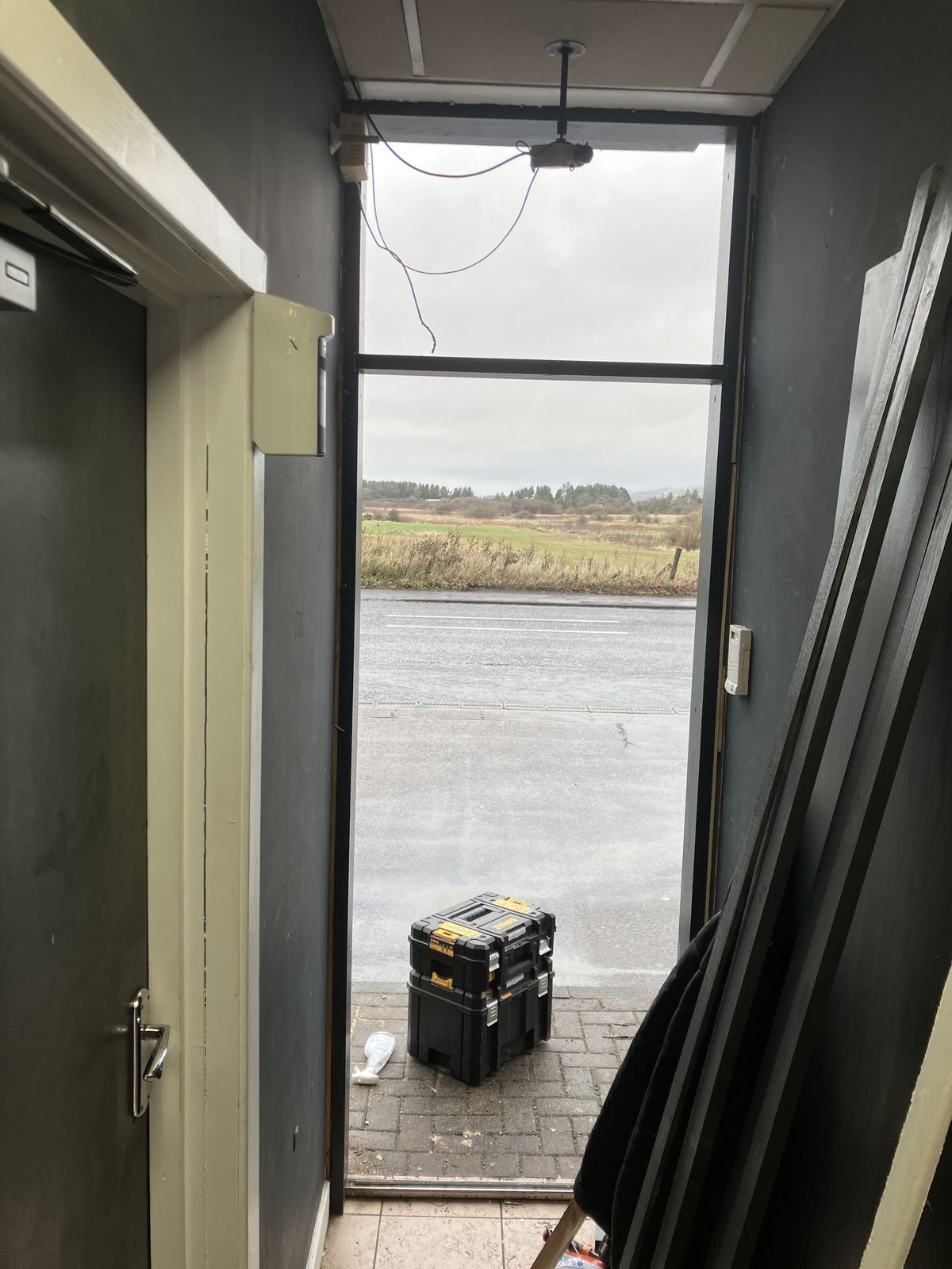 Rear Fire Exit Door for a Shop — gallery photo