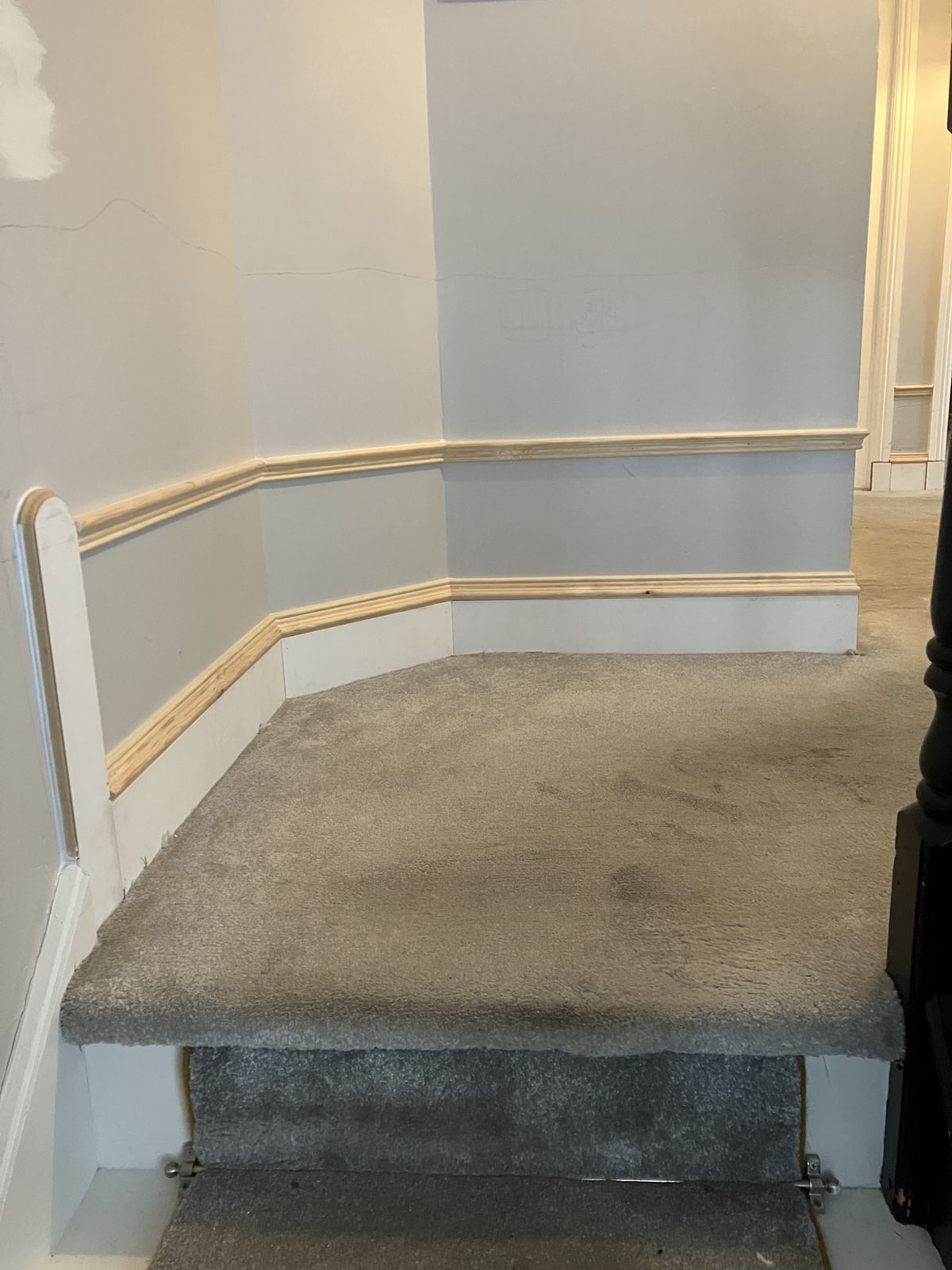 Skirting and Dado Rail on a Landing — gallery photo