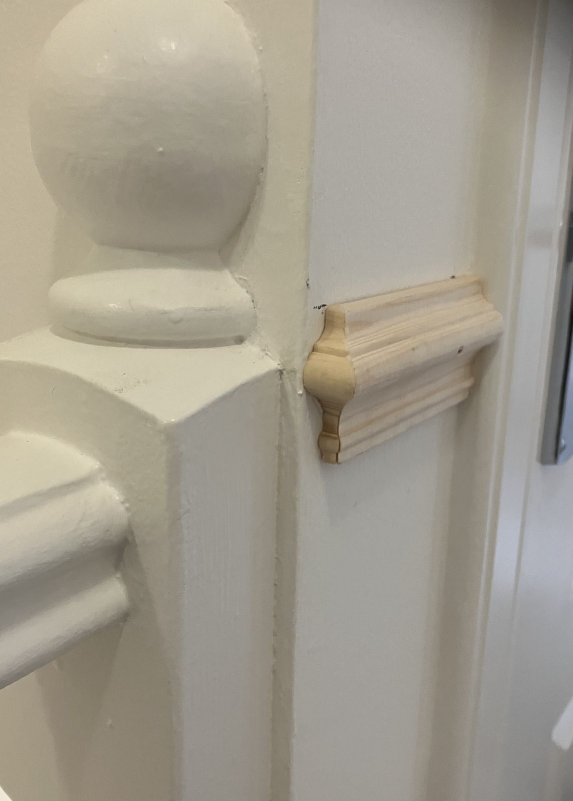 Stair and Hall Panelling, Ready for Paint — gallery photo